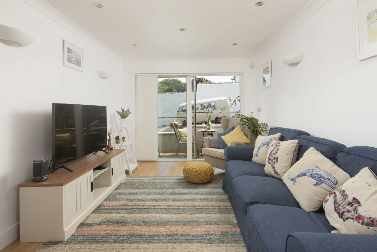 Sofas, Smart TV ,Balcony/Terrace-Porthminster Skies