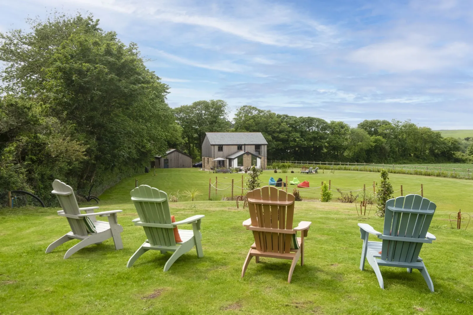 Stunning view of the properties garden - Highfield Barton
