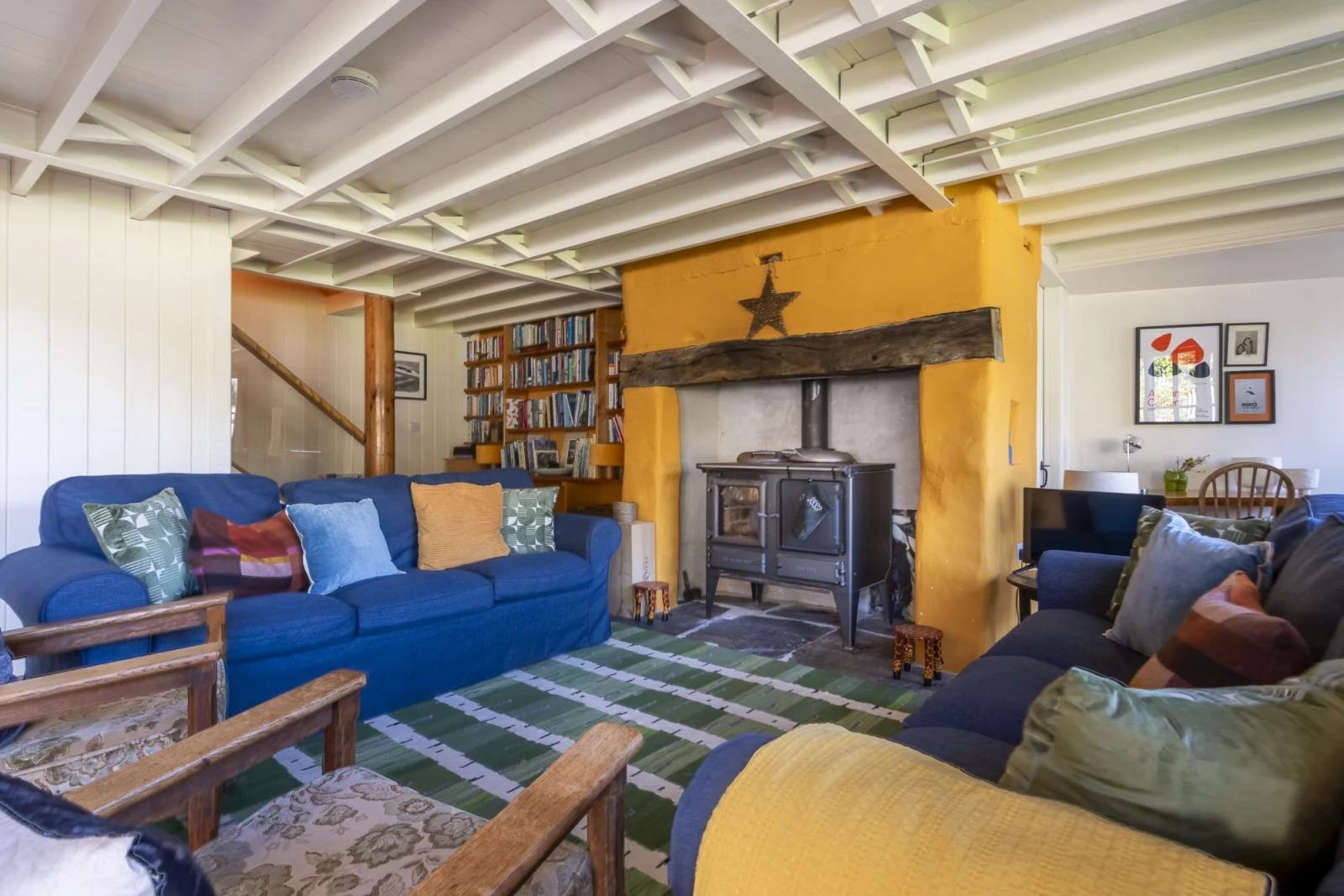 Sofa's, Woodburner, Staircase-Master Shipwrights