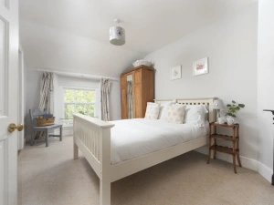 Master Bedroom with double bed - Trevethen Cottage