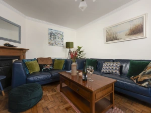 Living room with a DAB radio - Trevethen Cottage