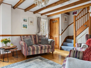 Sofa in living room - Beryas Cottage