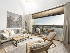 Living area with views of Hayle Estuary - 10 Cannery Row