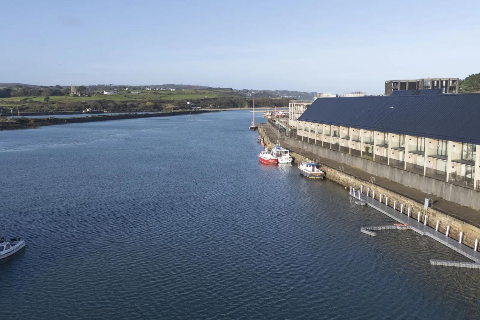 Birds eye view photo of North Quay - 10 Cannery Row