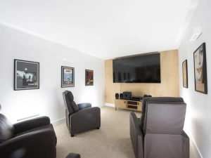 Cinema room with cinema style seating - Redshank
