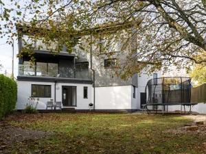 Property building and enclosed garden - Estuary Watch