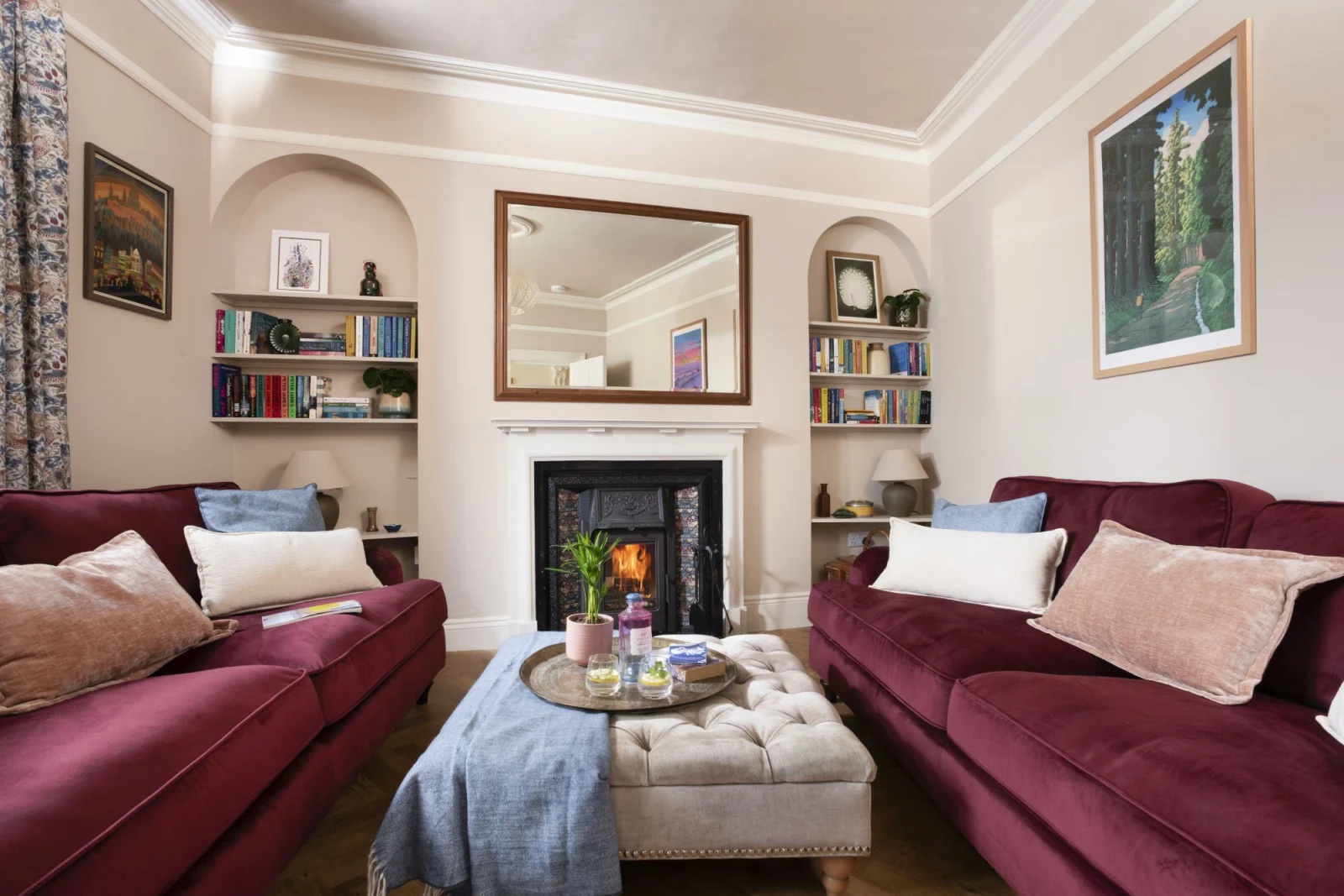 First living space with fire place - Sandy Boobies