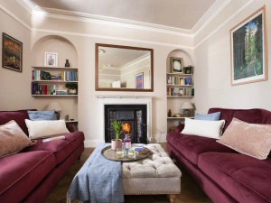 First living space with fire place - Sandy Boobies