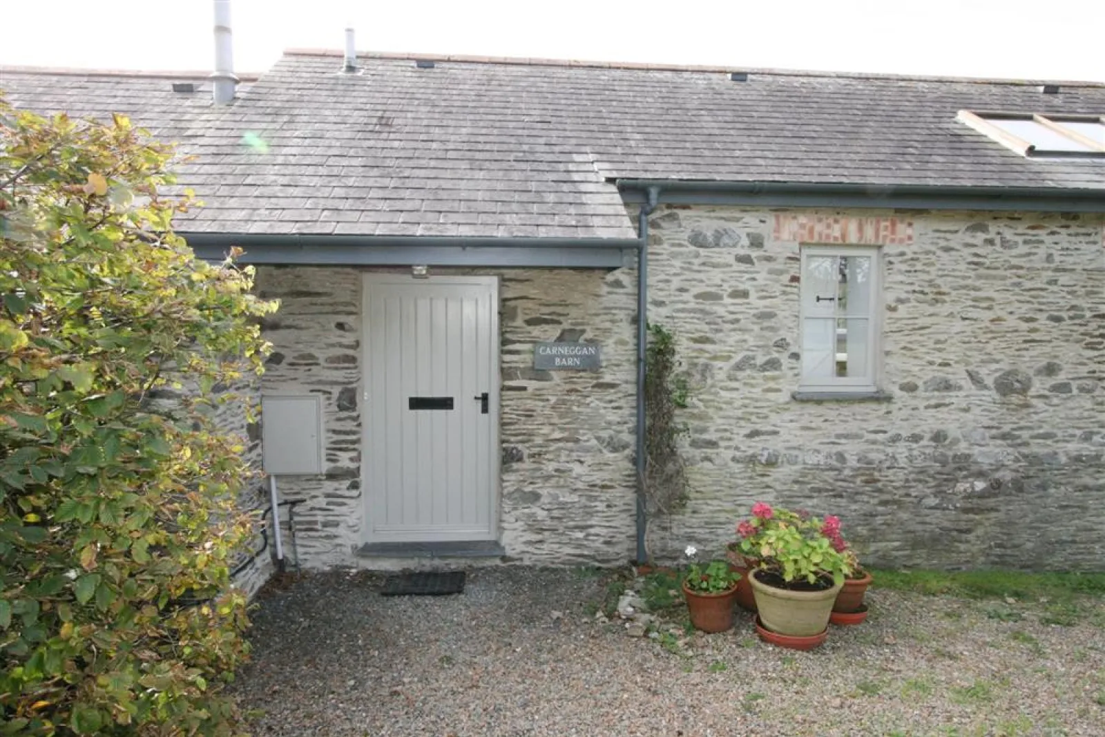 Entrance to barn