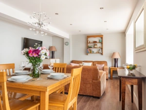 Open plan dining area