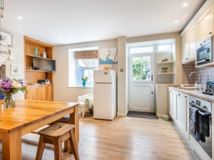 Kitchen and dining area