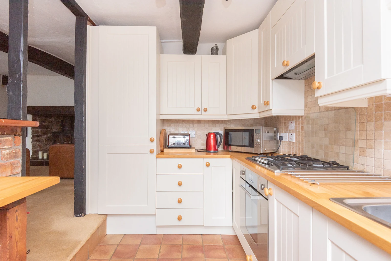 The kitchen 