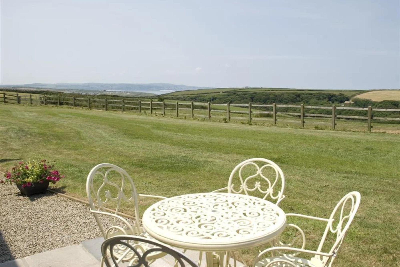 Garden and view