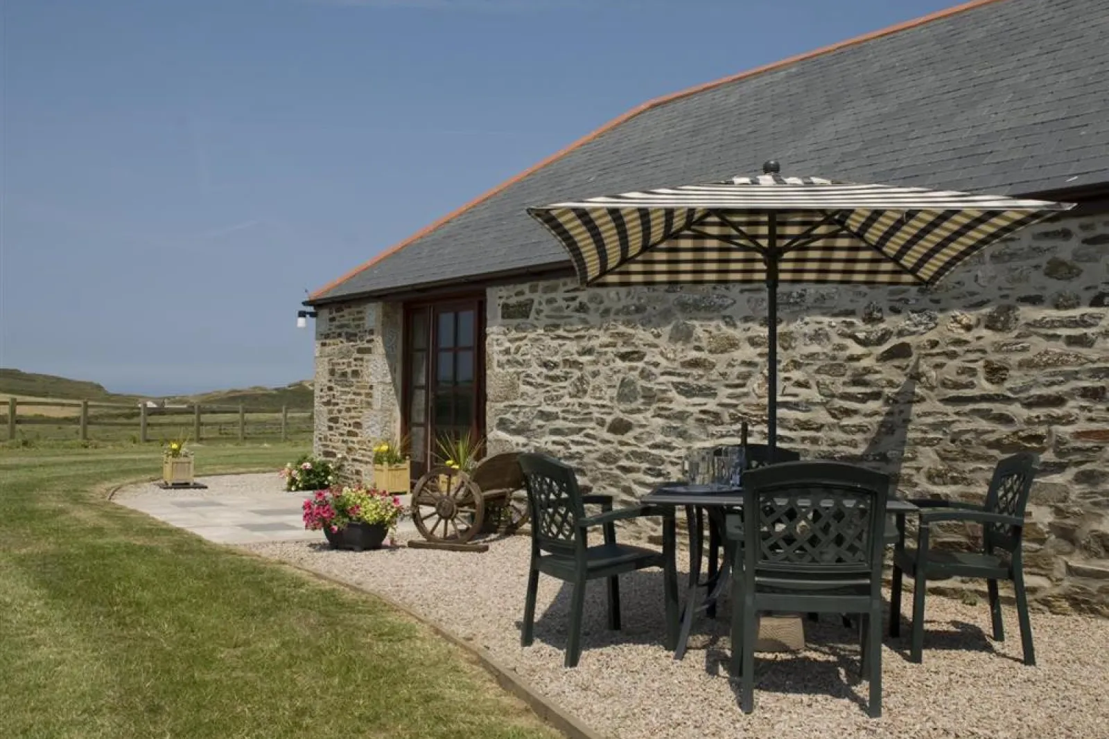 Rear patio