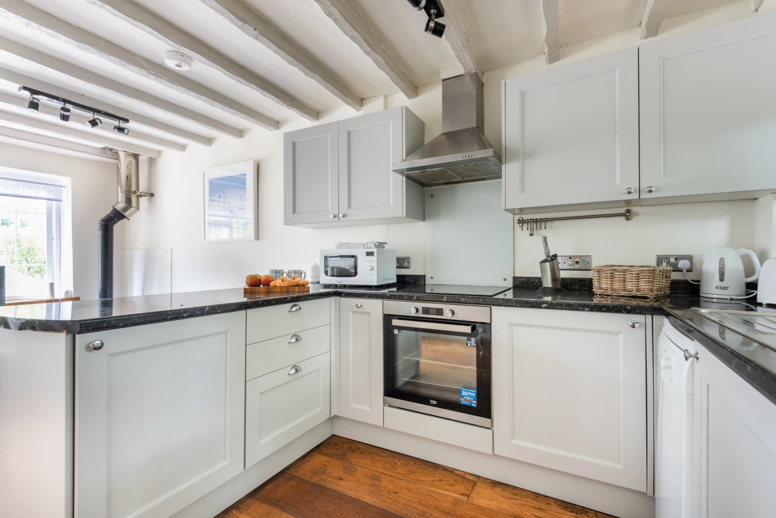 Contemporary fitted kitchen.  
