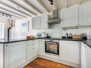 Contemporary fitted kitchen.  
