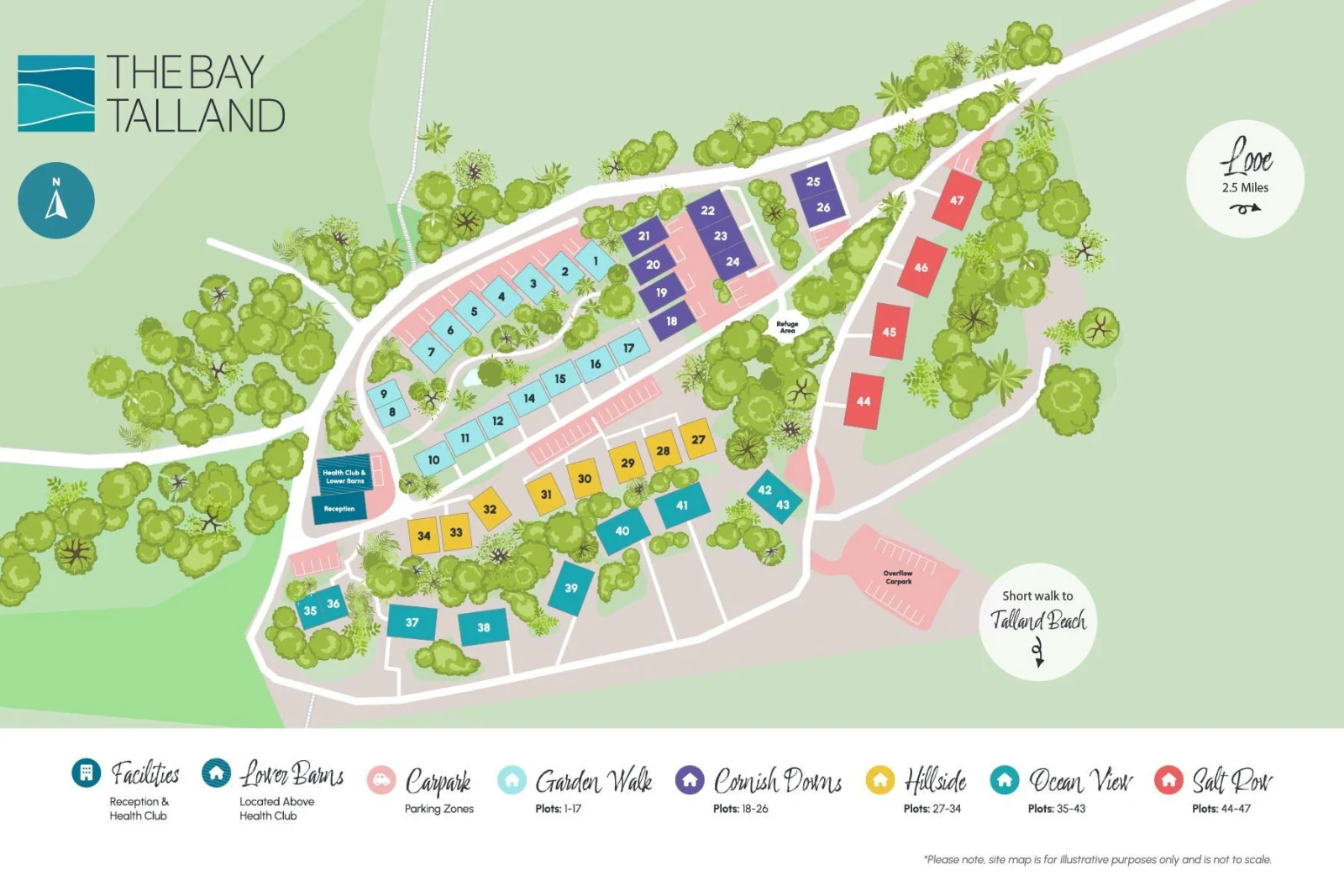 Talland map