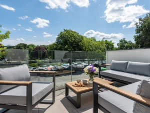 The sunny terrace