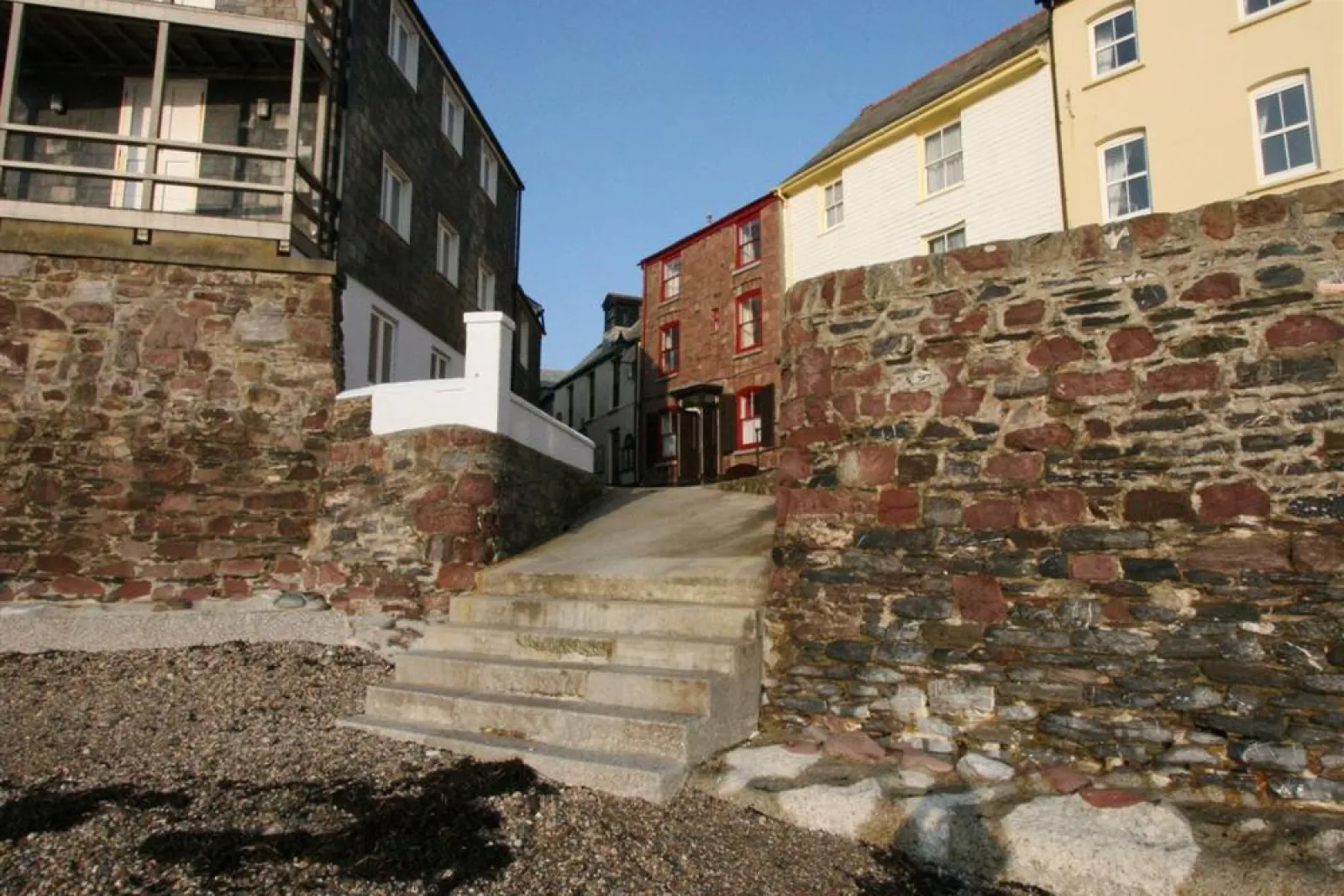 Exterior of cottage from the beach