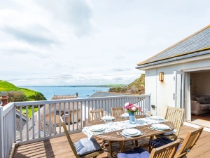 The sunny decked terrace is the perfect suntrap! 