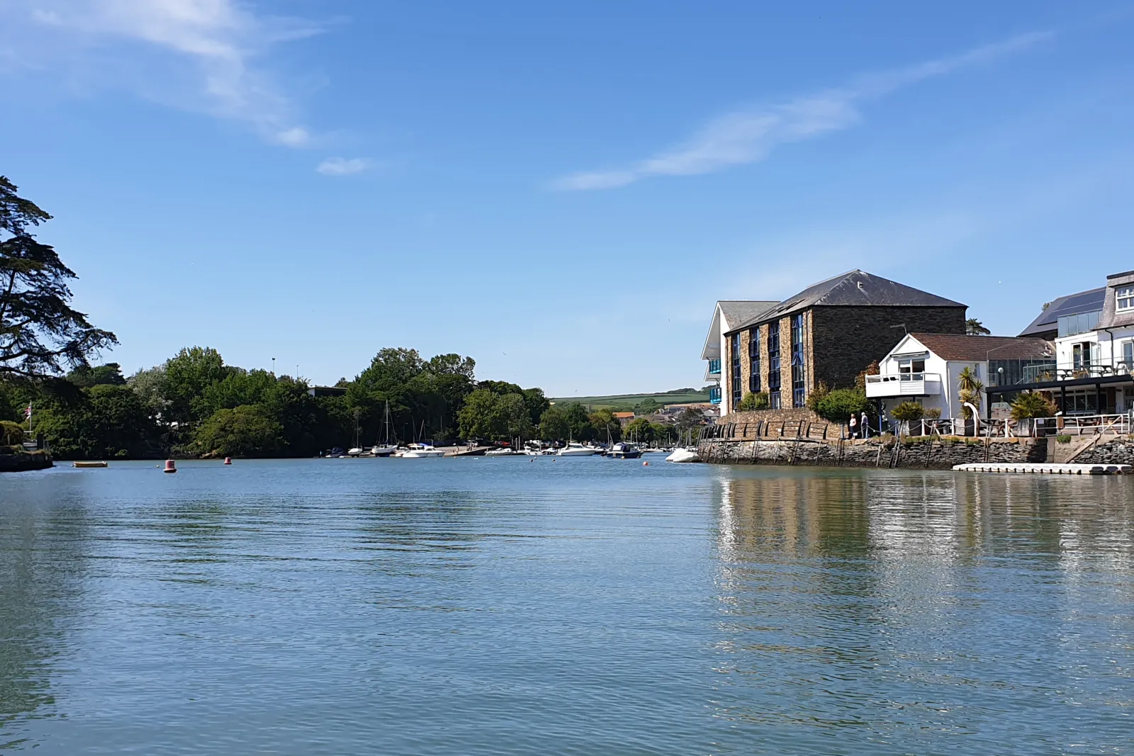 Crabshell Quay, taken from the water. 