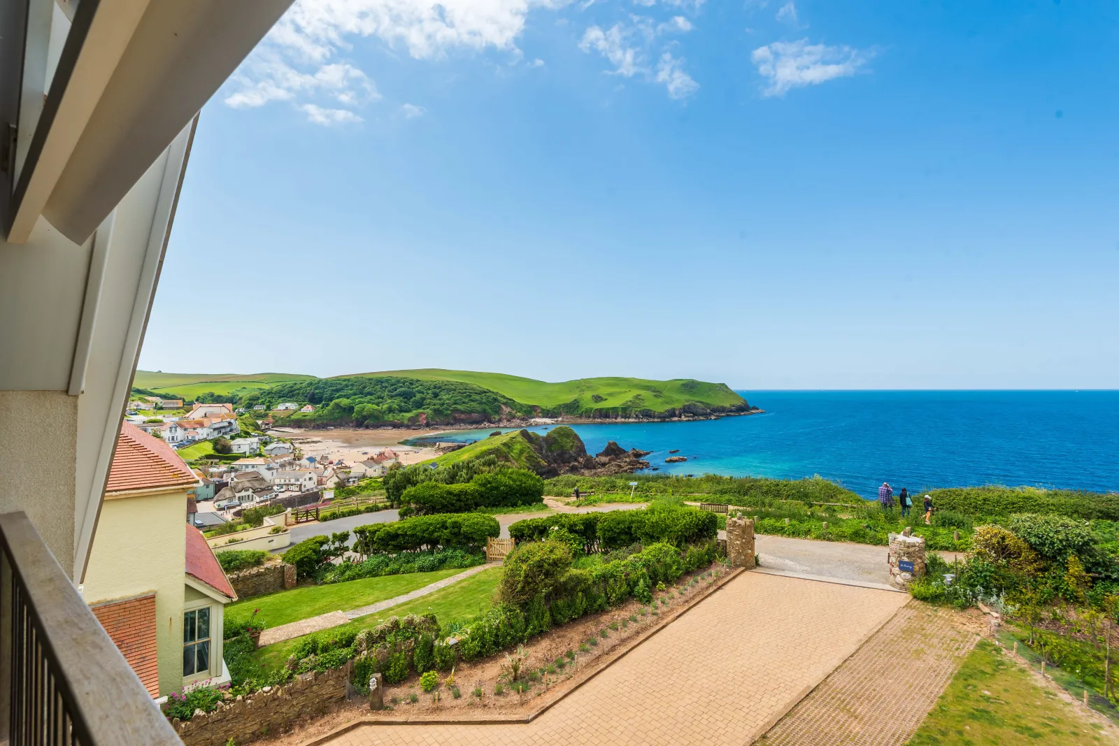 The absolutely stunning view from the balcony! 