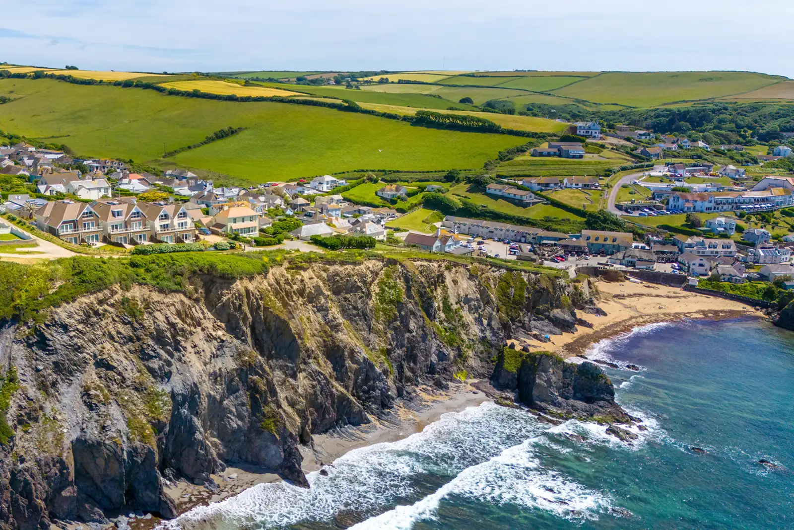 Clifftop coastal path walks in abundance!