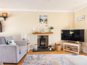 The cosy lounge area