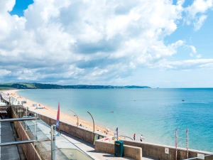 Stunning scenes from the balcony at 7 The Beach, Torcross