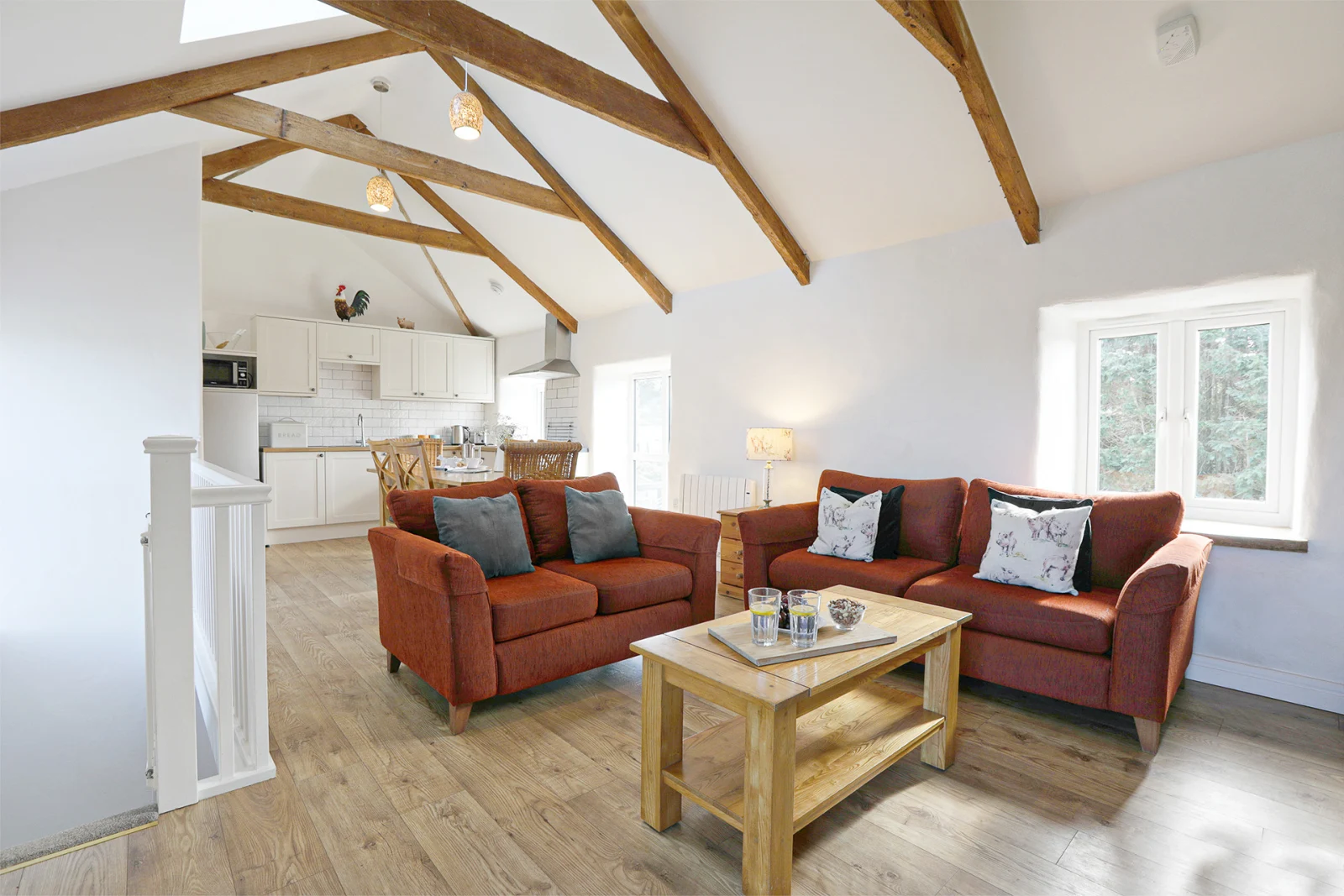 Open plan living room area