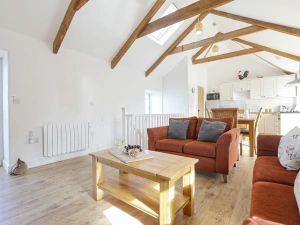Spacious open plan living room area 