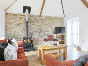 Seating area in open plan living space