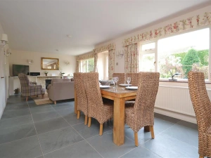 Open plan living area