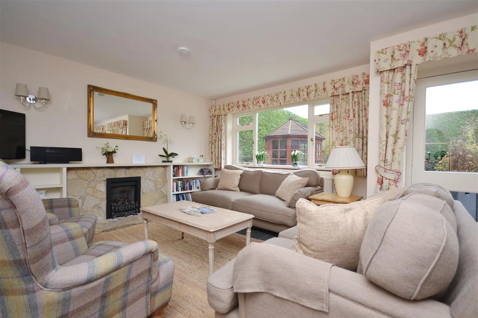 Open plan living area with comfortable seating