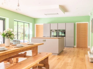 A closer look at the dining area 