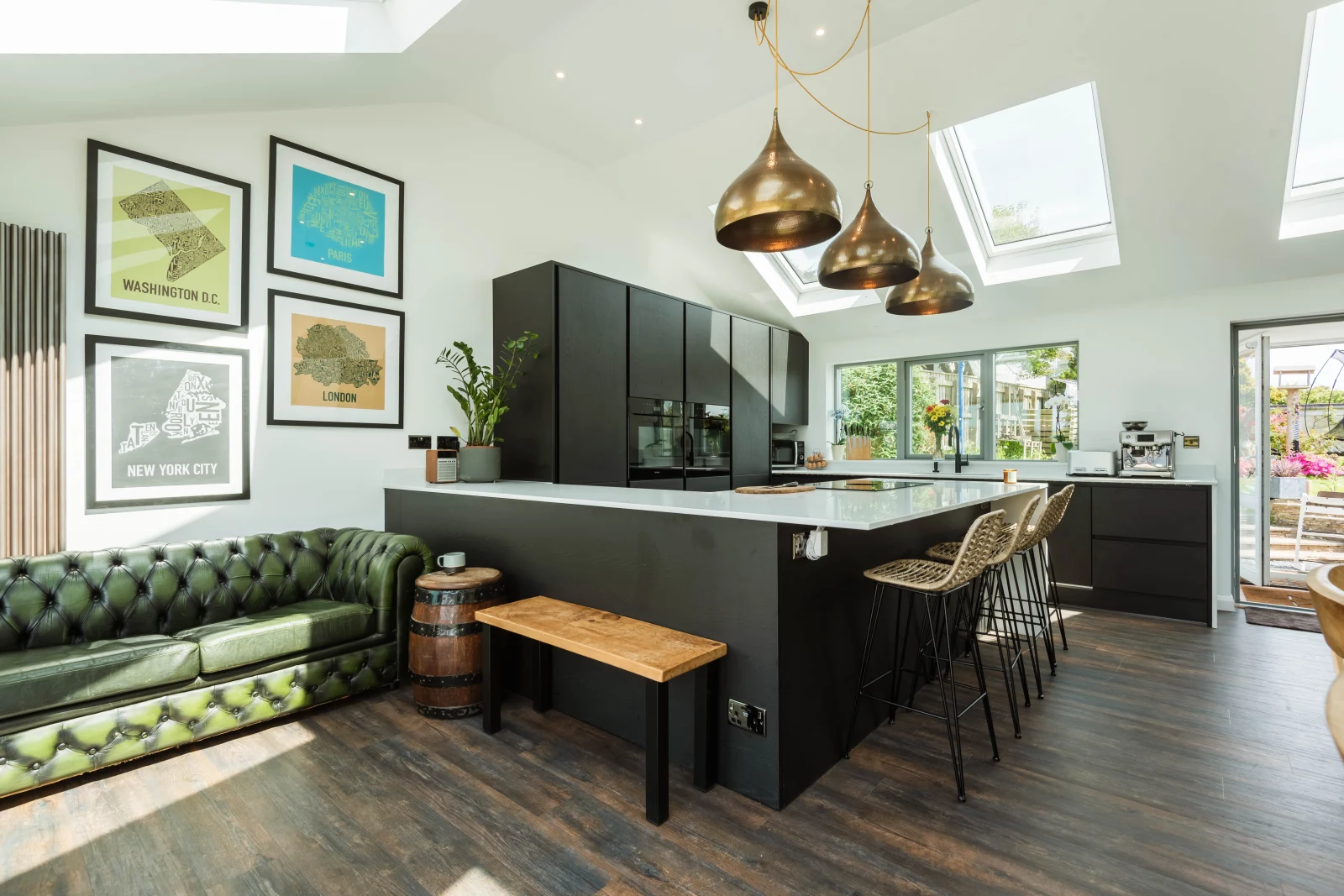 A closer look at the kitchen 