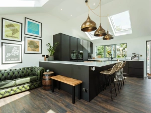 A closer look at the kitchen 