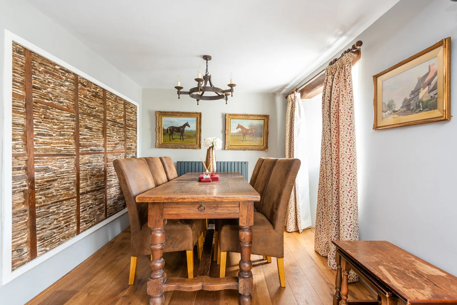 Spacious dining area 