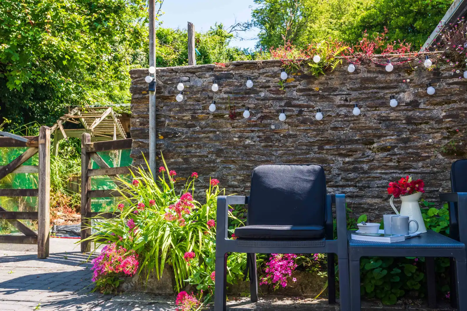 The seating area at the rear