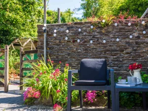 The seating area at the rear