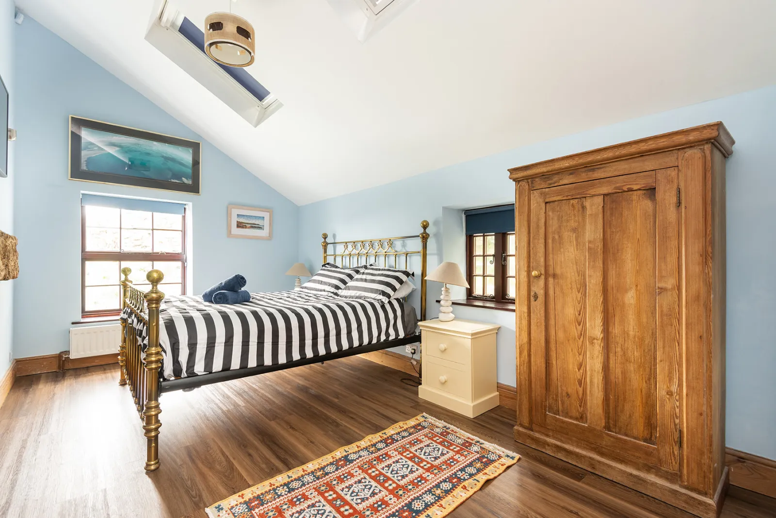 The master bedroom with en-suite