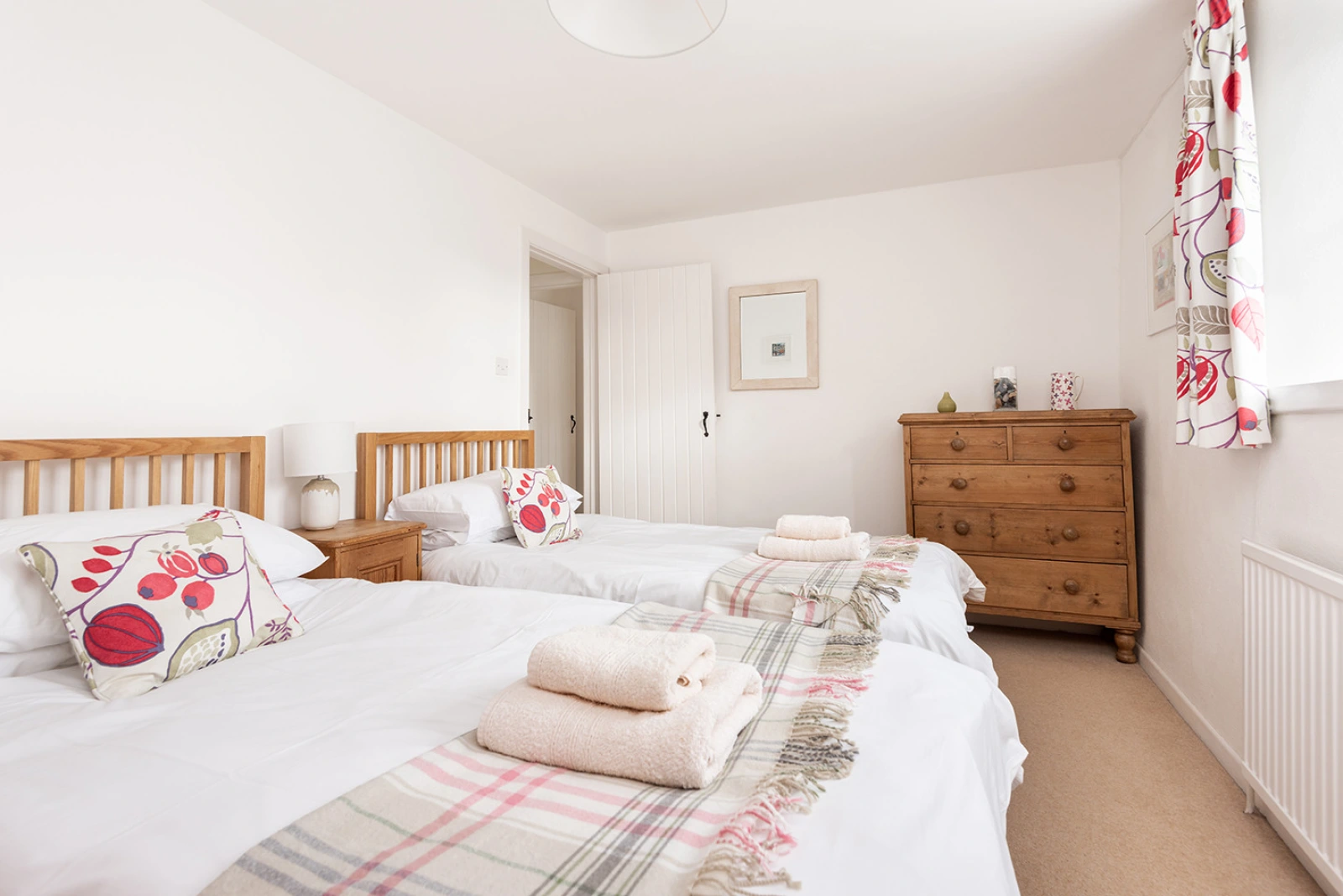 Another view of the first twin bedroom.