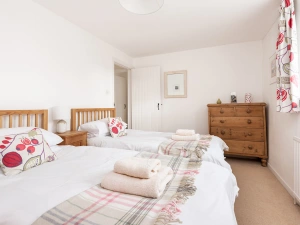 Another view of the first twin bedroom.