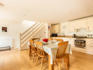 The dining area 