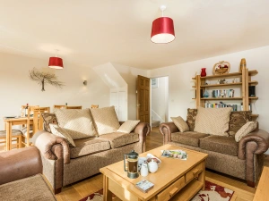 Whether you're dining or relaxing, the lounge is a light and airy room, and if you're lucky, the space  will be flooded with sunshine!