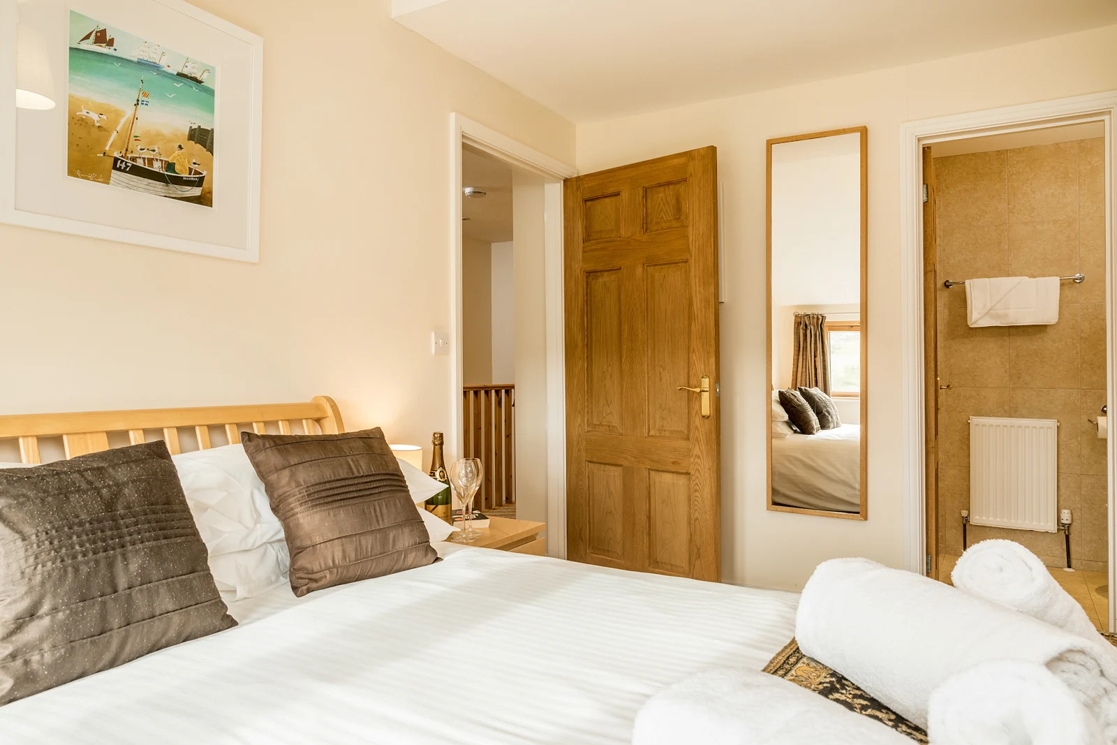 View of the ensuite from the master bedroom.