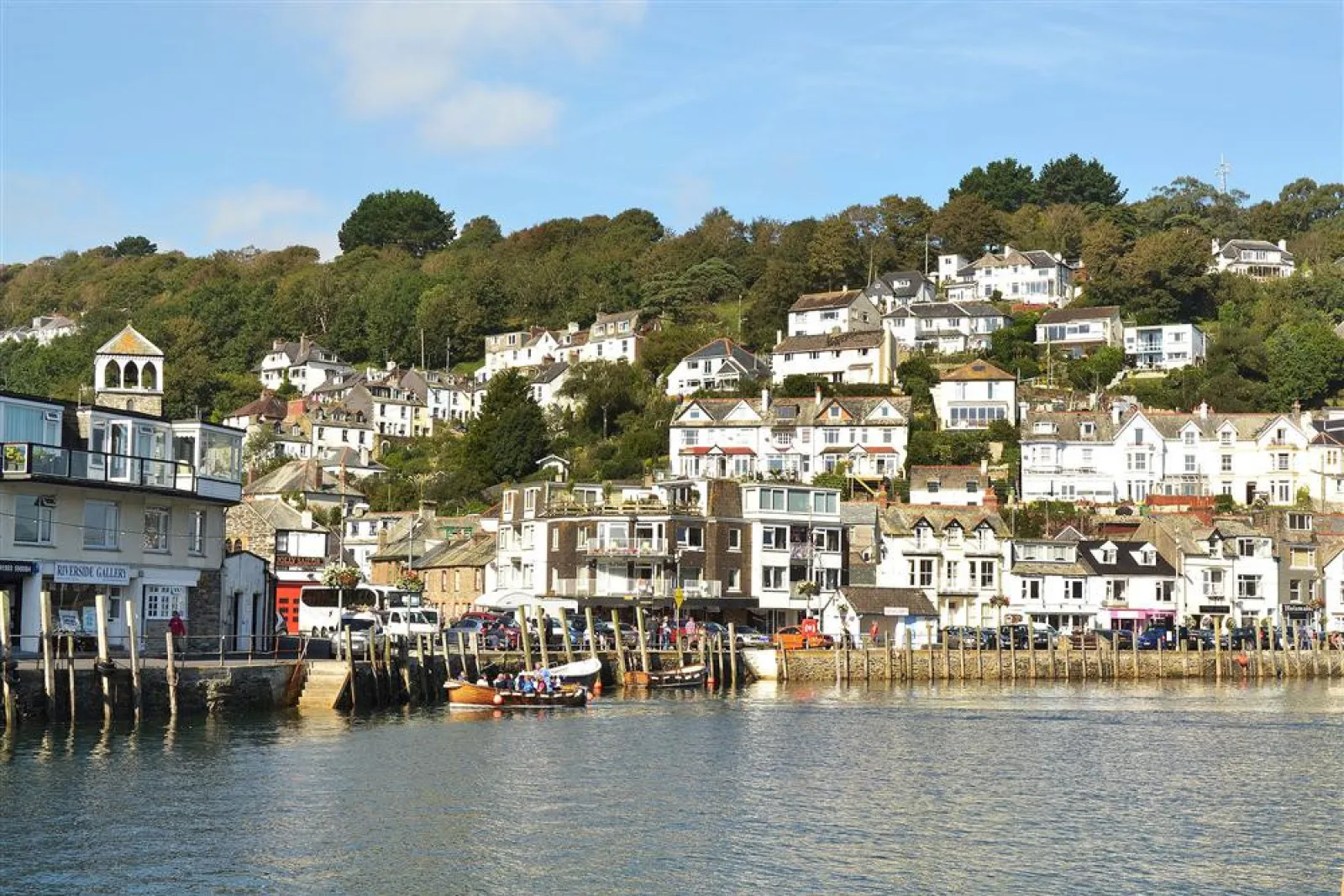 East Looe Quay, a few steps away from the apartment