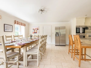 Large dining area within the kitchen 