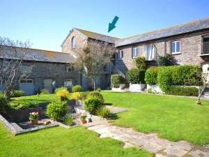 A look at The Loft exterior from the upper courtyard