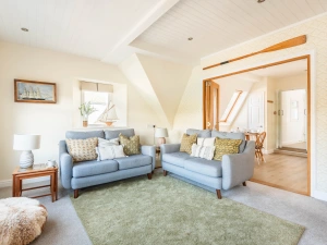 The comfortable lounge enjoys superb views of the estuary.